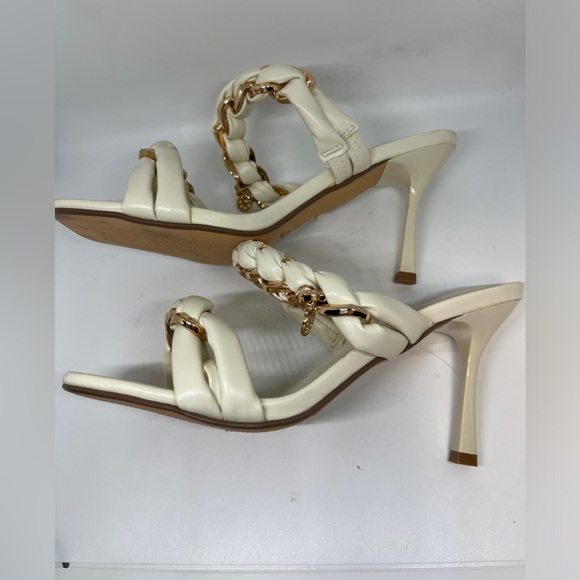 Venus Women's Cream and Gold Sandals size 8.5 - Picture 8 of 16